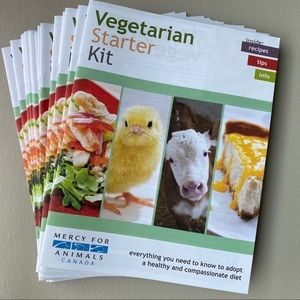 FREE ADD ON - Veg starter kits / recipes, flyers, brochures